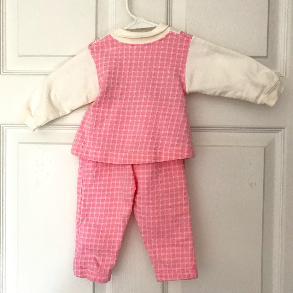 Matching Gingham Check Top & Pant Set